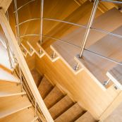 The chalet offers plenty of space spread out over 3 layers